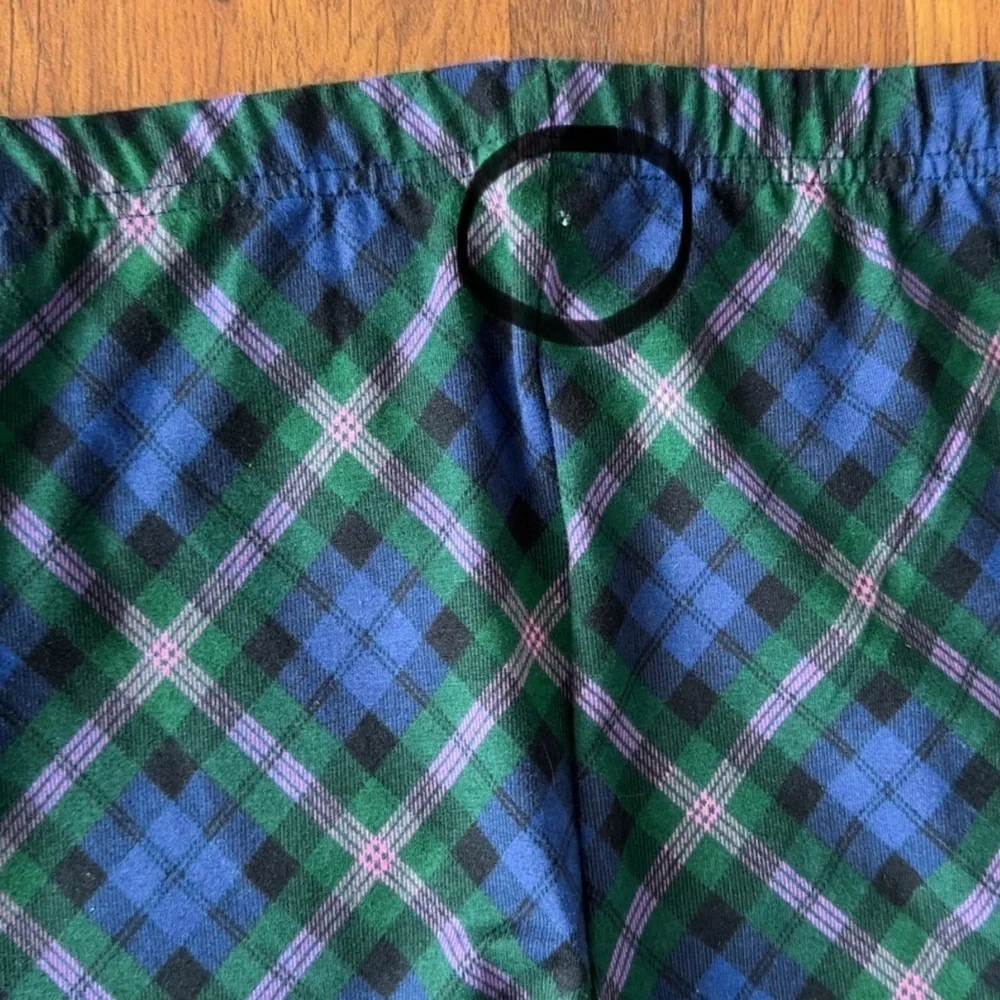 NWOT Ralph Lauren Kids Plaid Leggings in Green and Blue